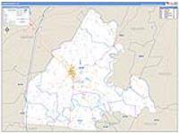 Larue, Ky Carrier Route Wall Map
