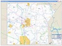 Lawrence, Pa Carrier Route Wall Map