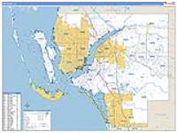 Lee, Fl Carrier Route Wall Map