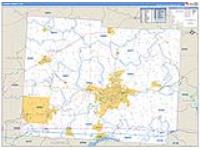 Licking, Oh Carrier Route Wall Map