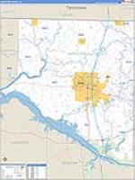 Limestone, Al Carrier Route Wall Map