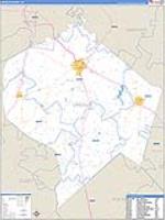 Lincoln, Ky Carrier Route Wall Map