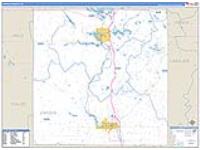 Lincoln, Wi Carrier Route Wall Map