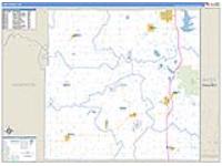 Linn, Ks Carrier Route Wall Map
