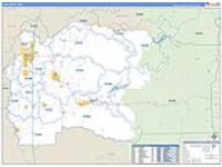 Linn, Or Carrier Route Wall Map