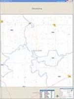 Lipscomb, Tx Carrier Route Wall Map