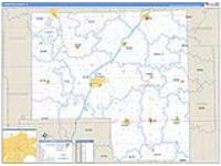 Livingston, Il Carrier Route Wall Map