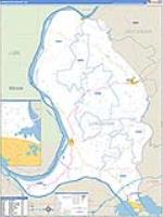 Livingston, Ky Carrier Route Wall Map
