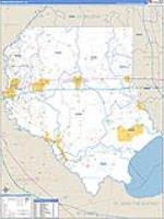 Livingston Parish (), La Carrier Route Wall Map