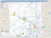 Livingston, Mi Carrier Route Wall Map