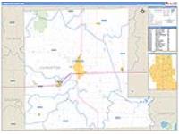 Livingston, Mo Carrier Route Wall Map