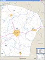 Logan, Ky Carrier Route Wall Map