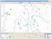 Logan, Nd Carrier Route Wall Map