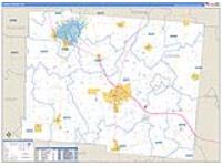 Logan, Oh Carrier Route Wall Map
