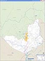 Lumpkin, Ga Carrier Route Wall Map
