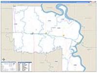 Lyman, Sd Carrier Route Wall Map