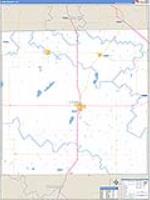 Lynn, Tx Carrier Route Wall Map