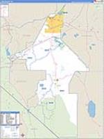 Lyon, Nv Carrier Route Wall Map