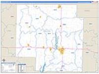 Macon, Mo Carrier Route Wall Map