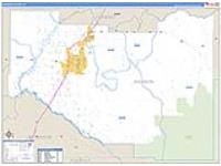 Madison, Id Carrier Route Wall Map