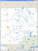 Mahnomen, Mn Carrier Route Wall Map