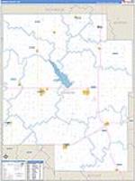 Marion, Ks Carrier Route Wall Map