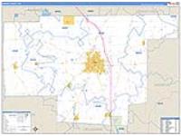 Marion, Oh Carrier Route Wall Map