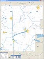 Marquette, Wi Carrier Route Wall Map