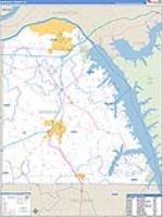 Marshall, Ky Carrier Route Wall Map