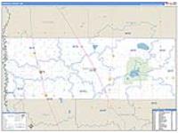 Marshall, Mn Carrier Route Wall Map