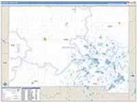 Marshall, Sd Carrier Route Wall Map