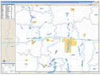 Martin, Mn Carrier Route Wall Map