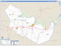 Martin, Nc Carrier Route Wall Map