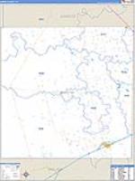 Martin, Tx Carrier Route Wall Map