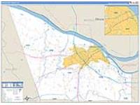 Mccracken, Ky Carrier Route Wall Map