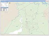 Mccreary, Ky Carrier Route Wall Map