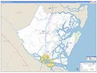 Mcintosh, Ga Carrier Route Wall Map