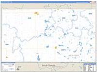 Mcintosh, Nd Carrier Route Wall Map