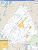 Mcminn, Tn Carrier Route Wall Map