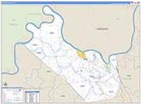 Meade, Ky Carrier Route Wall Map
