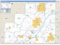 Medina, Oh Carrier Route Wall Map