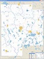 Meeker, Mn Carrier Route Wall Map