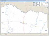 Mellette, Sd Carrier Route Wall Map