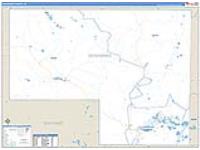 Menominee, Wi Carrier Route Wall Map