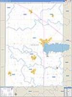 Mercer, Oh Carrier Route Wall Map