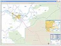 Mesa, Co Carrier Route Wall Map