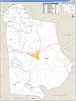 Metcalfe, Ky Carrier Route Wall Map