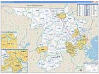 Middlesex, Ma Carrier Route Wall Map