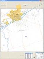 Midland, Tx Carrier Route Wall Map