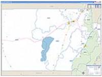Millard, Ut Carrier Route Wall Map